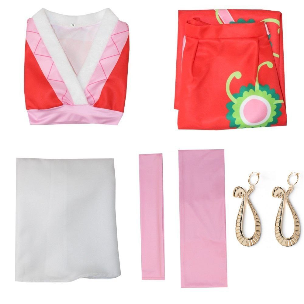 One Piece cosplay outfit: Boa Hancock, Empress, and Snake Princess in a sexy slit cheongsam – anime cosplay costume.