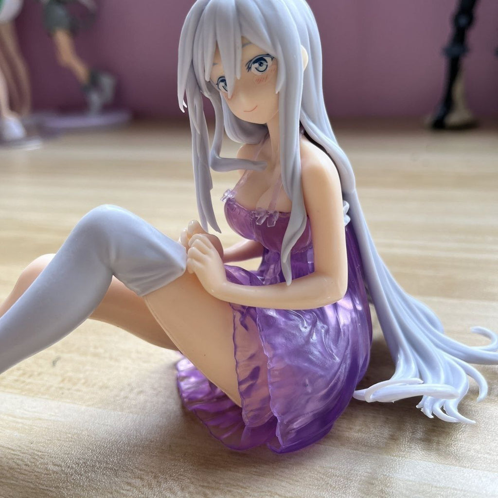 Rena Mi anime model figurine desktop pajama ornament car computer case beautiful girl figurine handsome boy