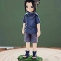 Naruto figure, childhood Sasuke, Uchi Sasuke anime, childhood trendy toy, GK statue model, ornament, gift.