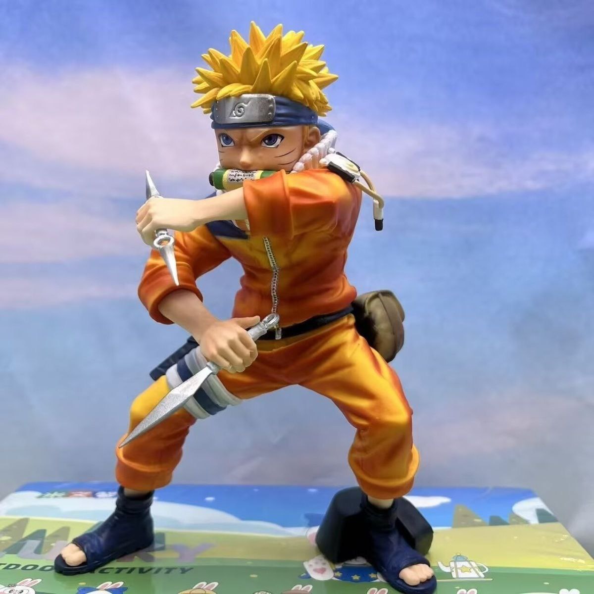 Replica of Naruto Shinichi from childhood, a Naruto anime merchandise figure Sasuke.