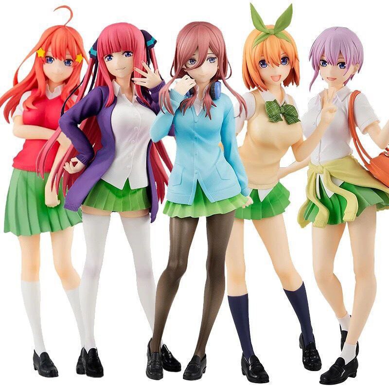 The Quintessential Quintuplets: Nakano Ichika, Nino, Miku, Yotsuba, and May - Figures, Models, and Toys