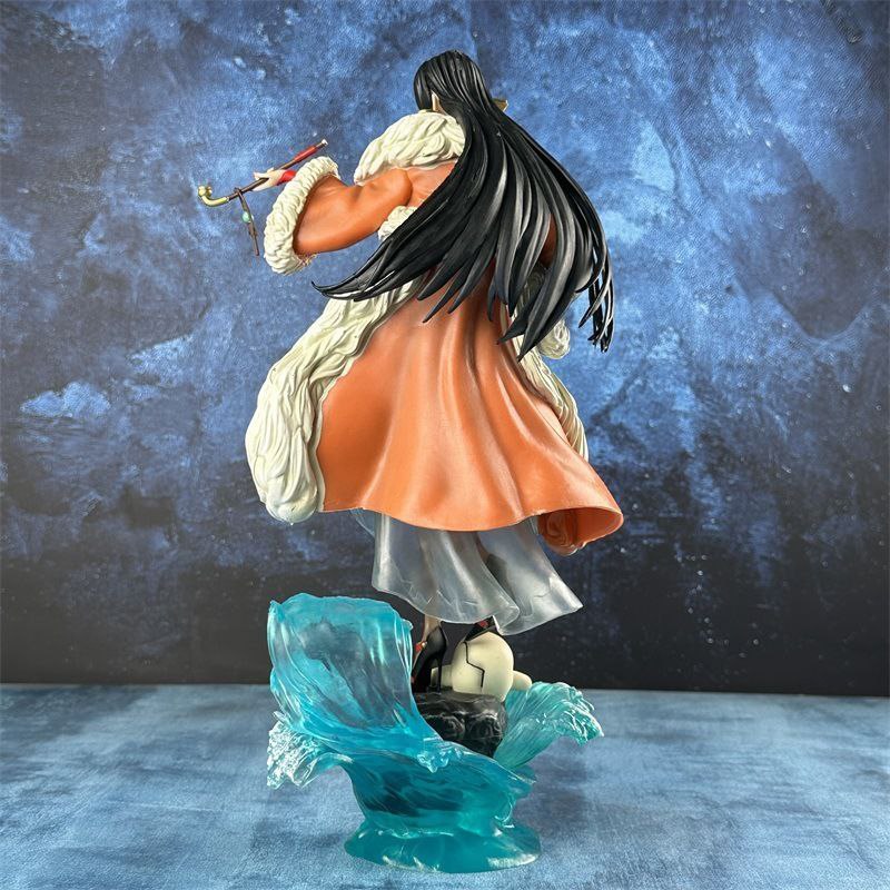 One Piece GK Chinese Style Cheongsam Empress Hancock Christmas Skull Pirate Pipe Anime Figure Model Ornament Asai