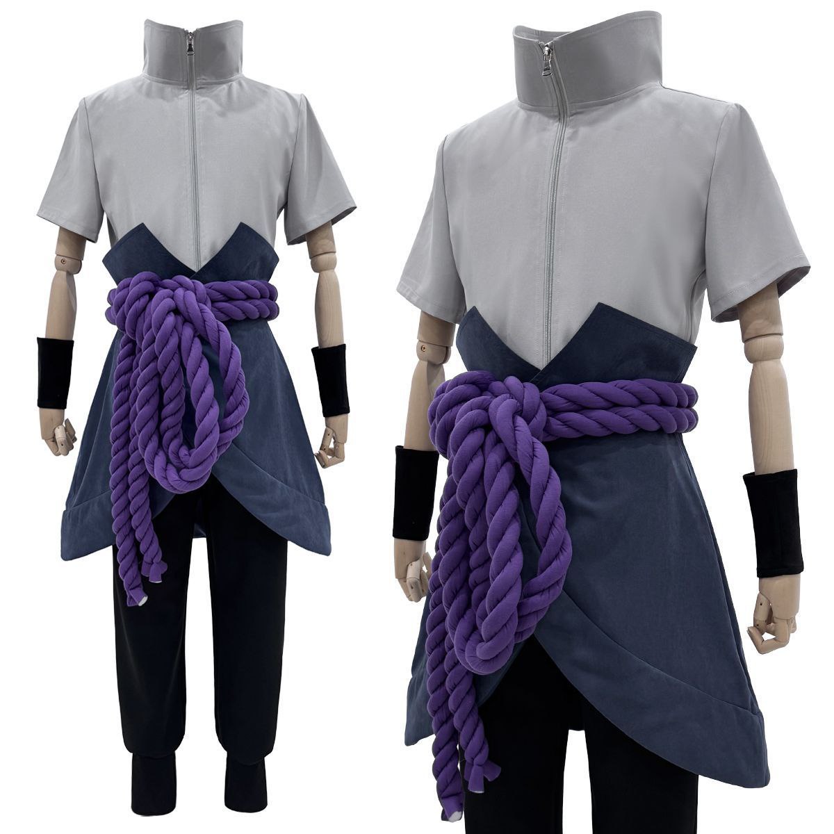 HOLOUNCOSER Little Ou's Sasuke Cosplay Outfit Material