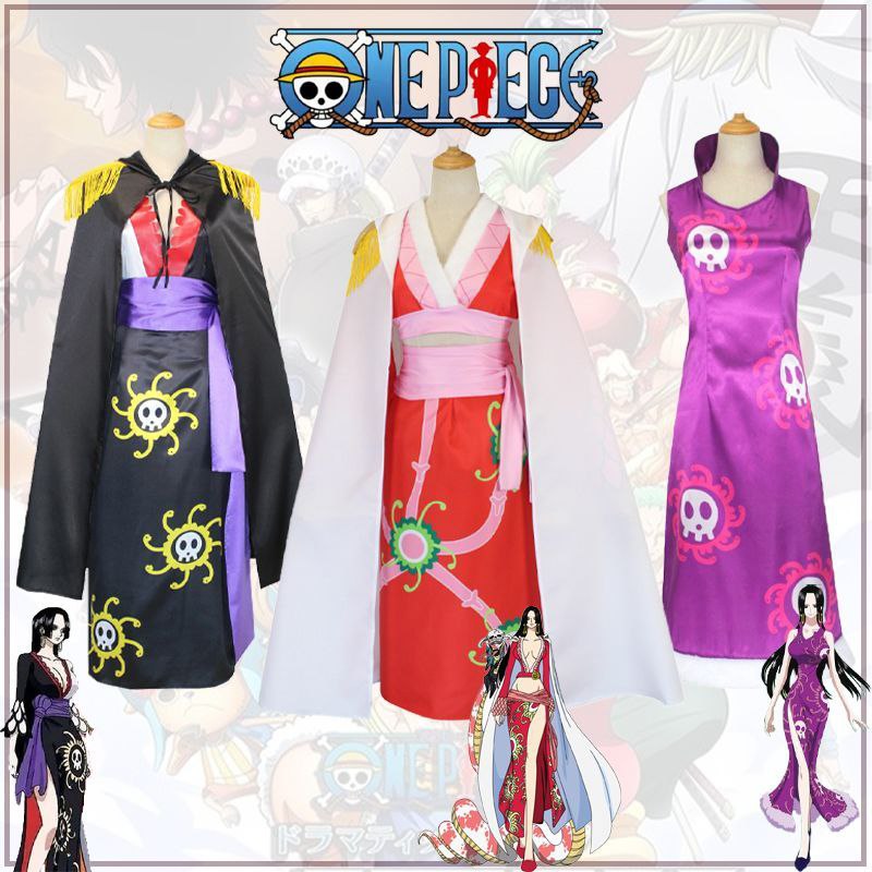 One Piece cosplay outfit: Boa Hancock, Empress, and Snake Princess in a sexy slit cheongsam – anime cosplay costume.