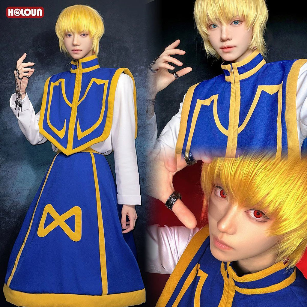 HOLOUNCOSER Xiao Ou's HUNTxHUNT Hunter x Hunter Kurapika Cosplay Xiao Ku