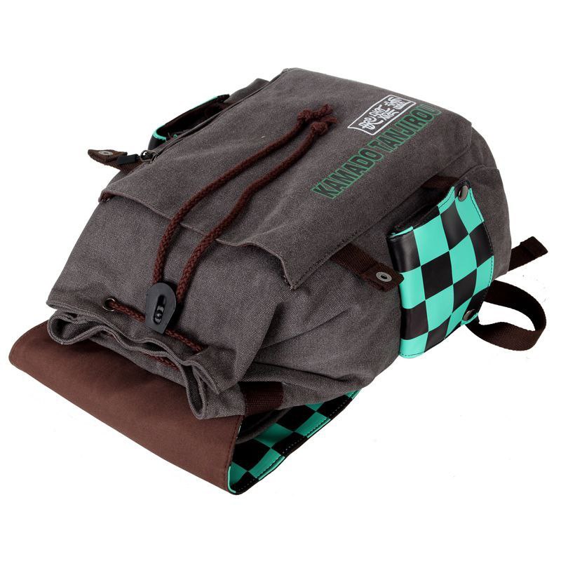 Canvas backpack for outdoor use, durable canvas backpack, simple canvas backpack, 14-inch laptop backpack, school bag.