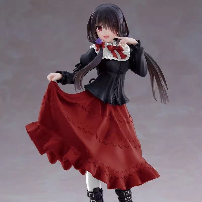Date A Live Kurumi Tokisaki Dress Model, Black Dress Kurumi Figure, Anime/2D Merchandise Gift