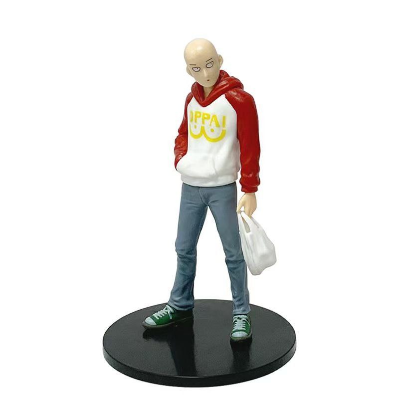 One-Punch Man Saitama Hero Association Bald Cape Hero Boy Anime Figurine Figurine Gift