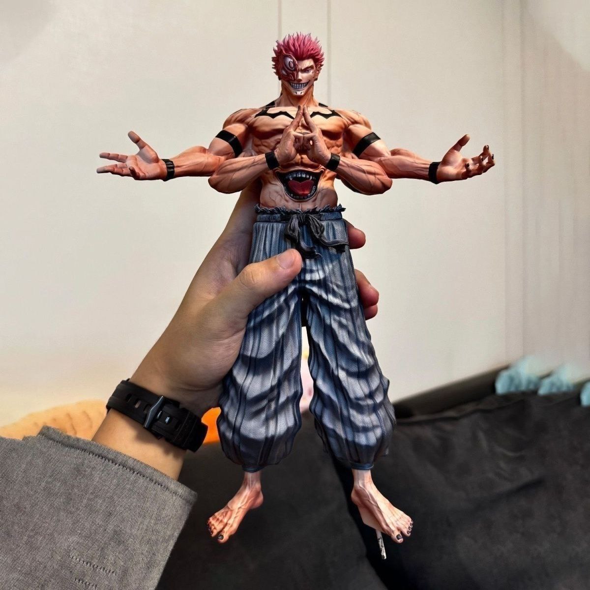 Shengchuang Animation's Original Heart Two-Sided Sukuna Figure - Single Character [Exquisite Face Sculpt] - Jujutsu Anime Kaisen Figurine