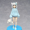 GW Factory Premium Version Pajama Cat Ear Sand Wolf Shirako Figure, Anime/2D Girl Gift Ornament