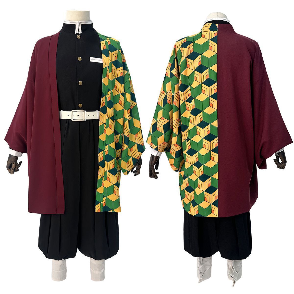 HOLOUNCOSER Little Ou Family Demon Slayer Tomioka Agatsuma Tanjiro Obanai Rengoku Sabito Cosplay Costume