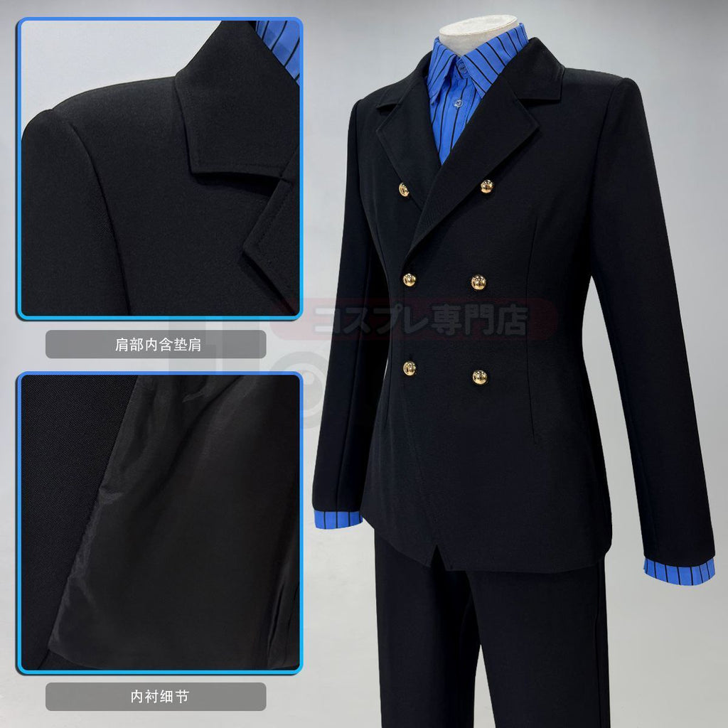 HOLOUNCOSER's One Piece Sanji Cosplay Outfit - Full Gentleman's Suit