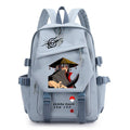 Naruto anime backpack, large capacity, Korean style, trendy unisex backpack, travel bag for primary, middle, and high school students.