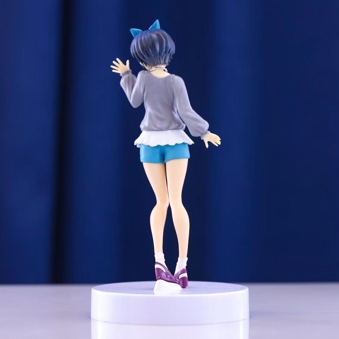 Girlfriend rental, cute standing girl Ruka Sarashina prize figure, 2D model box set, anime figurine.