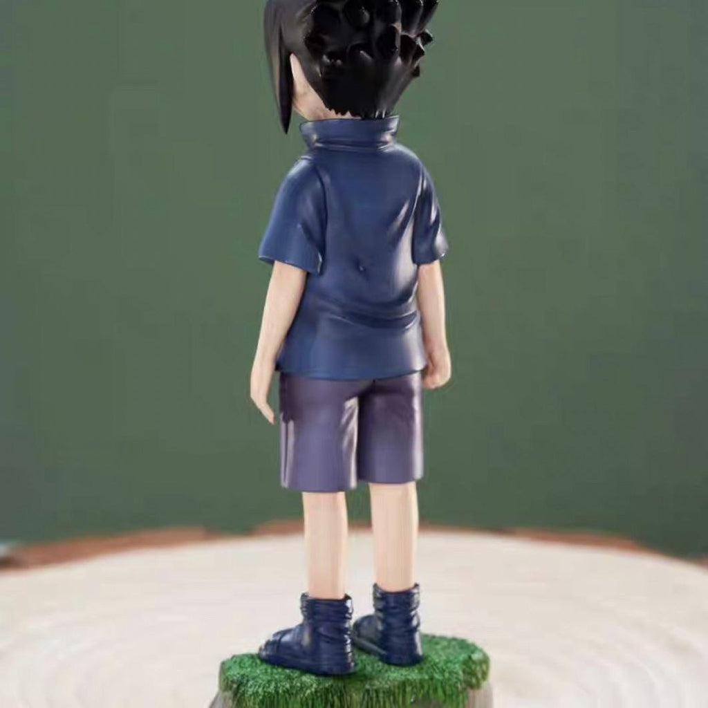 Naruto figure, childhood Sasuke, Uchi Sasuke anime, childhood trendy toy, GK statue model, ornament, gift.
