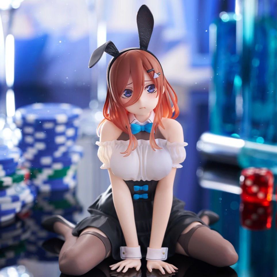 The Quintessential Quintuplets - Nakano Miku Bunny Girl Figure, High-Quality Collectible Figurine, Model, Ornament, Gift