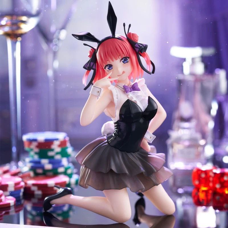 The Quintessential Quintuplets - Nakano Nino Bunny Girl Figure, High-Quality Collectible Figurine, Model, Ornament, Gift