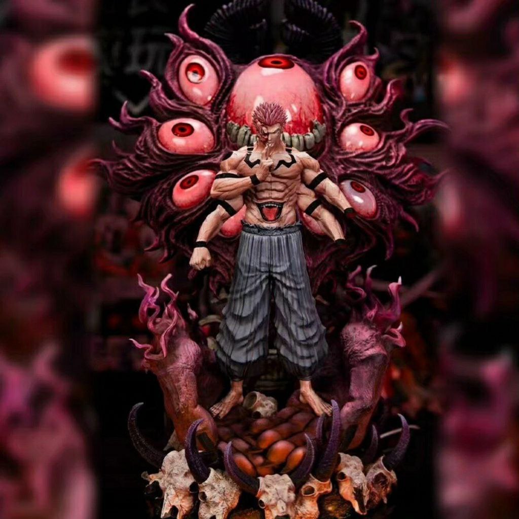 Shengchuang Animation's Original Heart Two-Sided Sukuna Figure - Single Character [Exquisite Face Sculpt] - Jujutsu Anime Kaisen Figurine