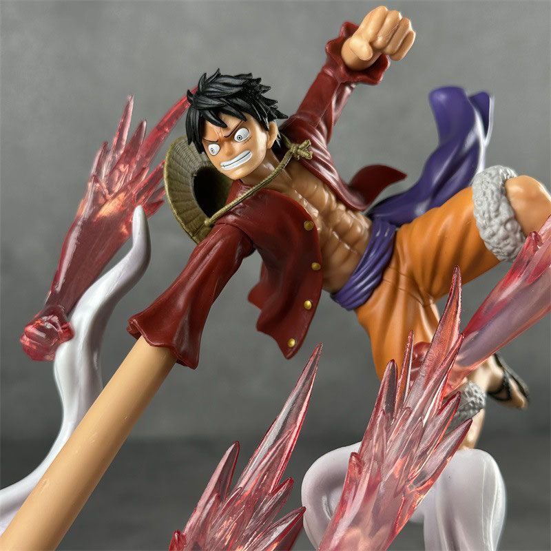 One Piece Machine Gun Luffy Long Arm Battle Form - Enies Lobby Arc Model Figurine Gift