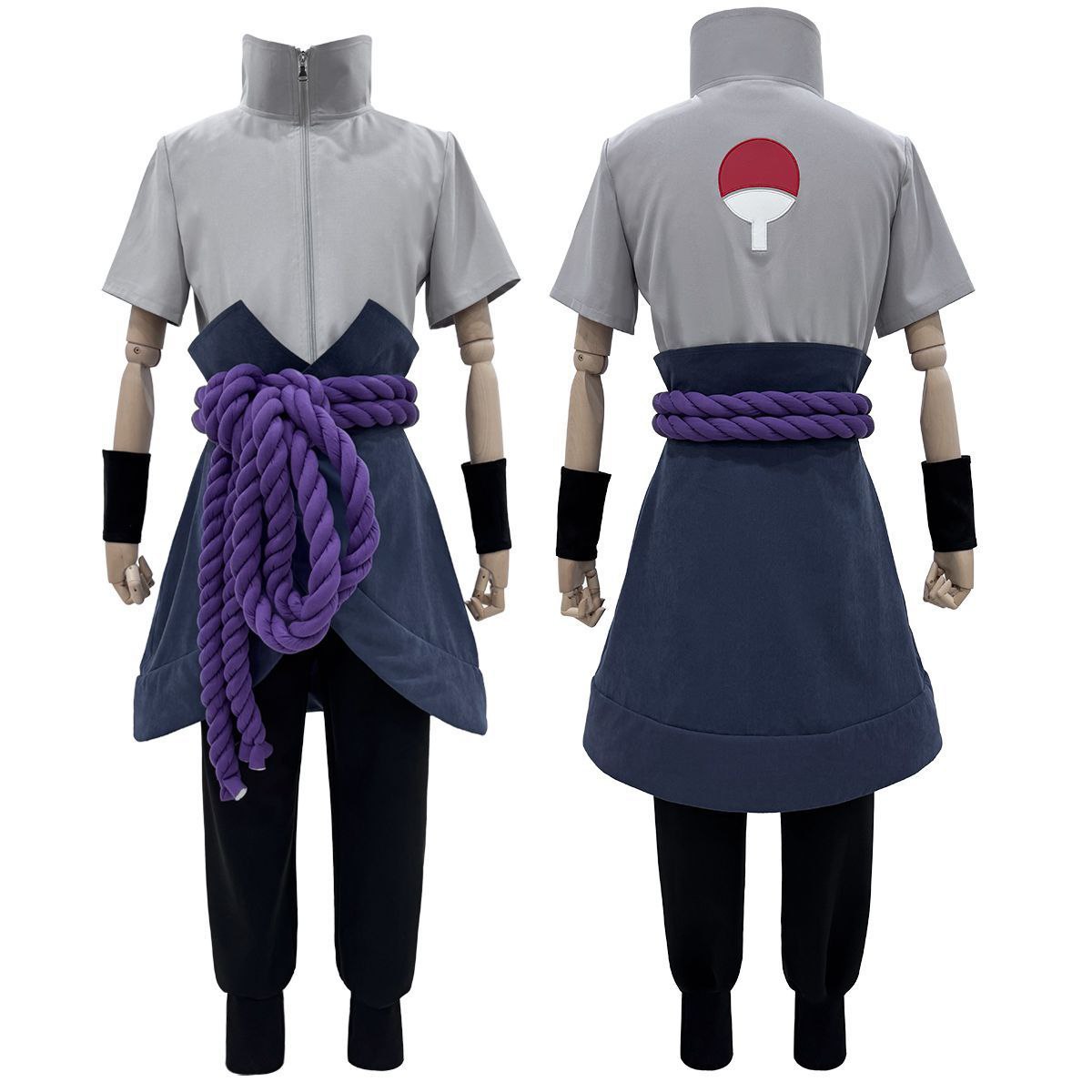 HOLOUNCOSER Little Ou's Sasuke Cosplay Outfit Material