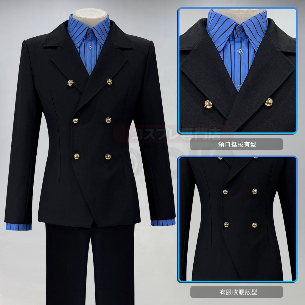 HOLOUNCOSER's One Piece Sanji Cosplay Outfit - Full Gentleman's Suit