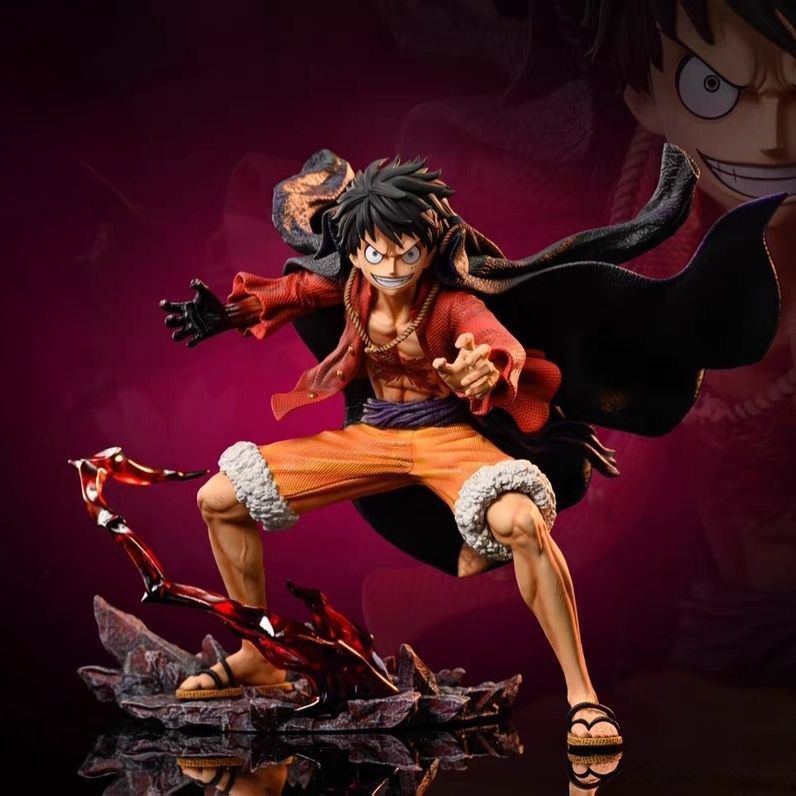 First item with instant discount: One Piece anime Onigashima Luffy limited edition exquisite desktop ornament - a perfect gift for your boyfriend.