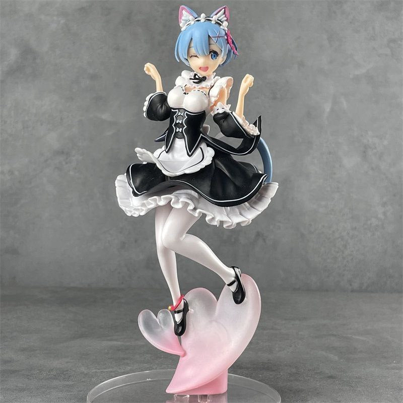 Re:Zero -Starting Life in Another World- Cat-Eared Maid Rem Anime Figure Asai