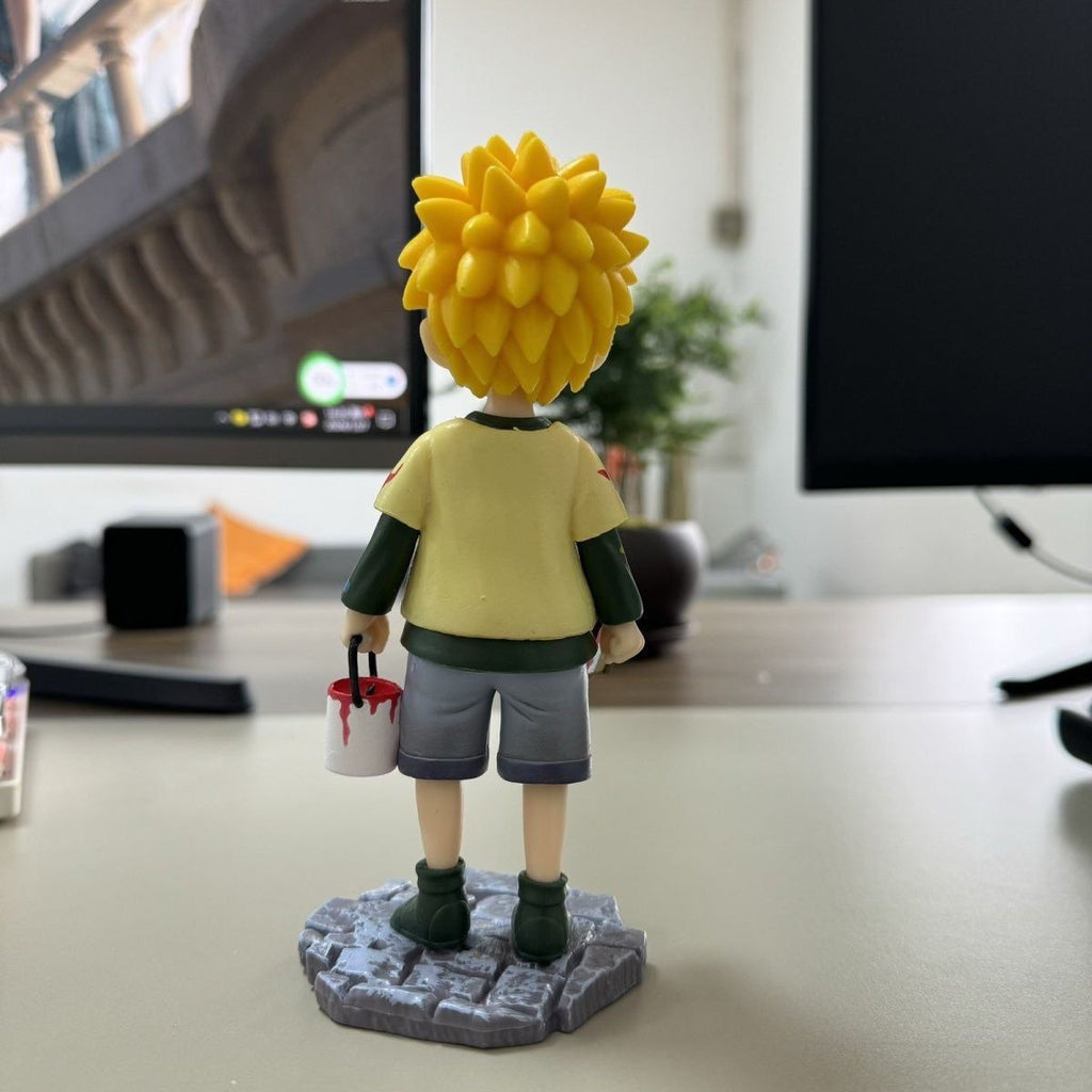 Naruto childhood toy GK statue, figurine, cute model, desktop gift