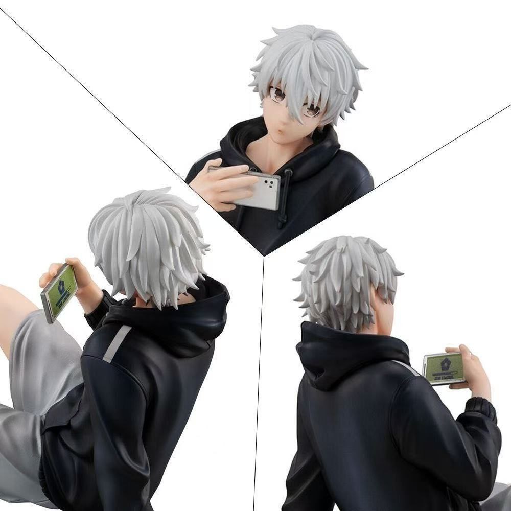 Blue Lock Sitting Posture Blue Prison Nagi Seishiro Anime Toy Figurine Ornament Domestic Version Figure Model Gift