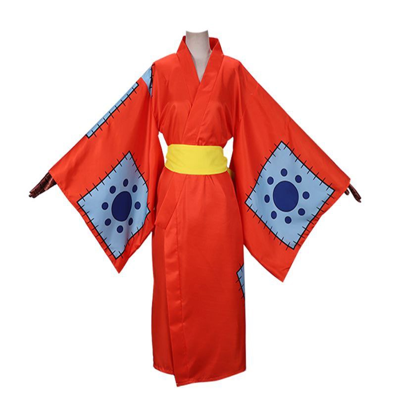 One Piece Wano Country cosplay outfit, Luffy cosplay outfit, samurai costume, One Piece cosplay outfit.