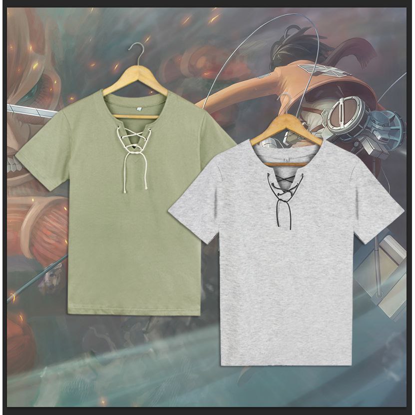 Attack on Titan - Shuya Kano - Eren Yeager Long/Short Sleeve Undershirt Cosplay Summer