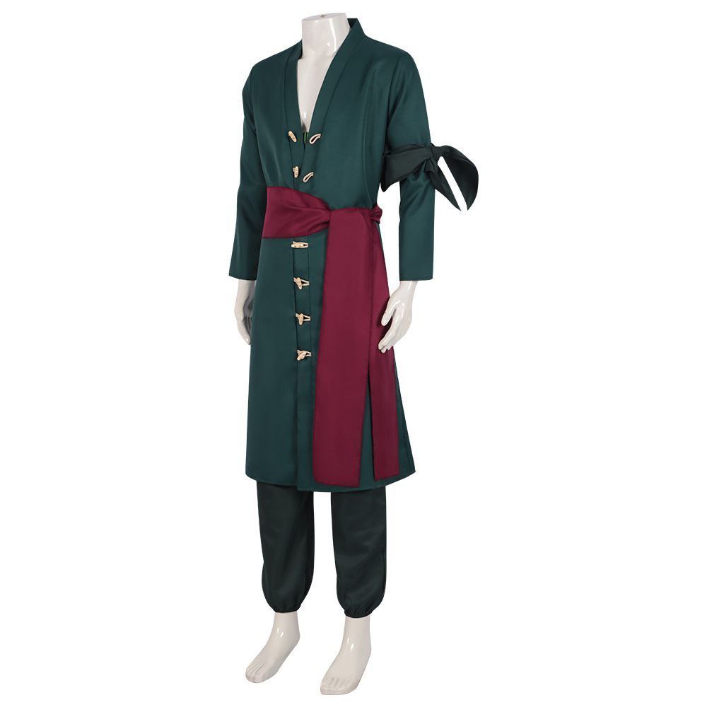 ManYiShang One Piece Cosplay Costume, Zoro Yukata Cosplay Full Set, Low Price Clearance, Cosplay Costume for Men