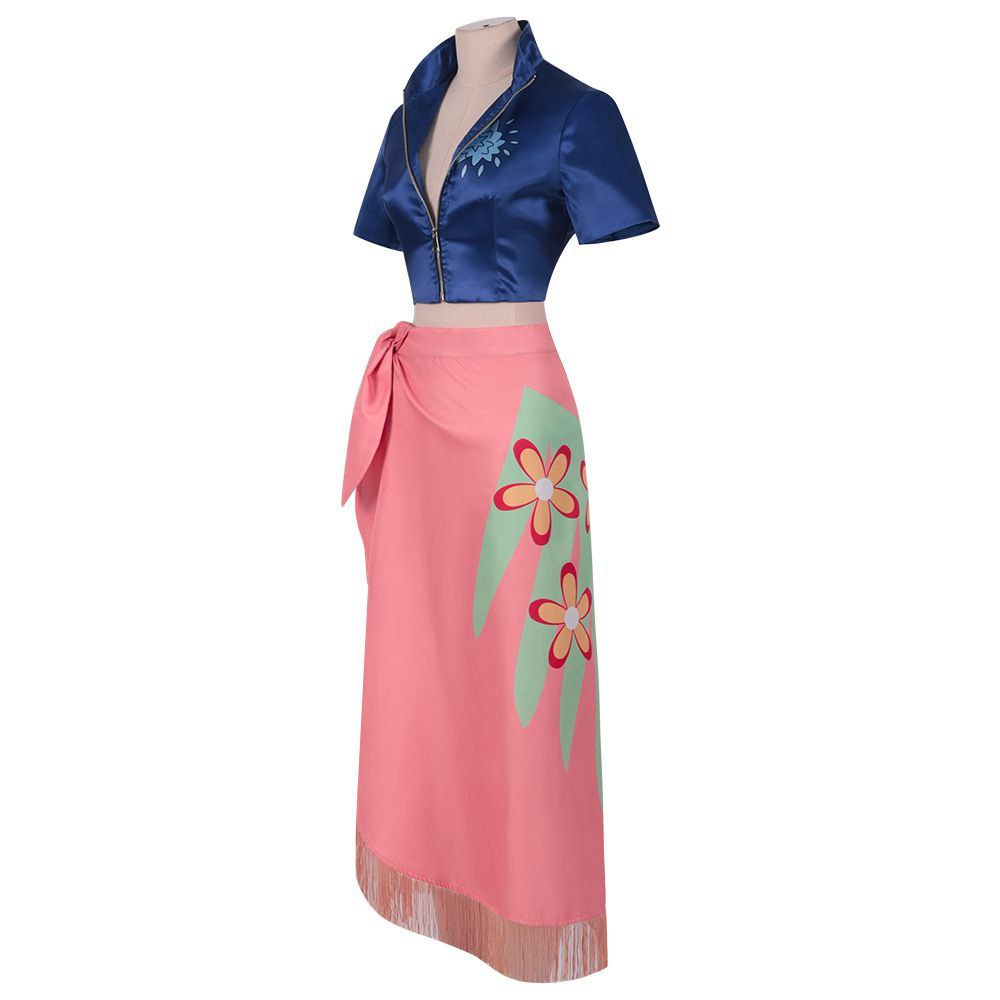 One Piece cosplay outfit: Nico Robin full set cosplay costume.