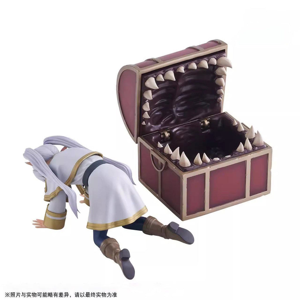 A new domestically produced Frieren figure depicting Frieren being eaten by a mimic