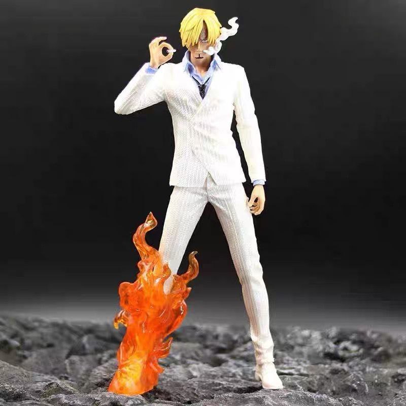 Welfare One Piece Dream Sanji GK Figure Large Black Leg Sanji Anime Figurine Model Statue Gift
