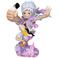 One Piece Q-version Gear 5 Grip Ninja Luffy Gum-Gum Fruit Awakening Figurine Statue Ornament Anime Merchandise