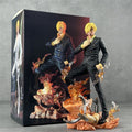 One Piece GK Resonance LX Twin Wings Sanji Black Leg Anime Figure Statue Model Ornament Gift