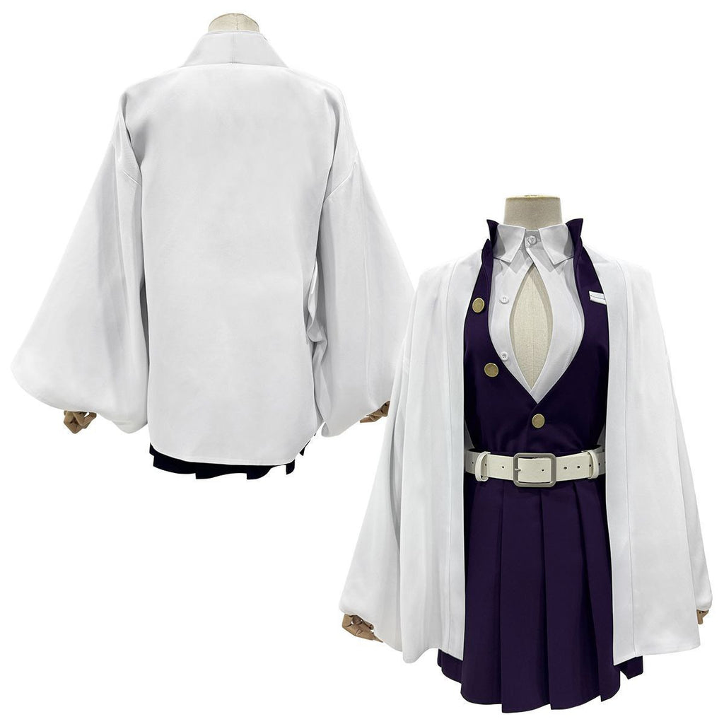 HOLOUNCOSER Xiao Ou's Demon Slayer COS: Demon Slayer Kanroji Mitsuri Love Breathing Love Pillar Cosplay Costume