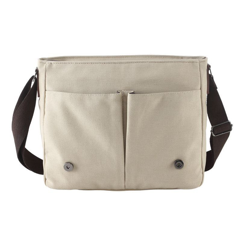 Canvas shoulder bag, crossbody bag, men's/women's shoulder bag, student shoulder bag, canvas messenger bag, school bag
