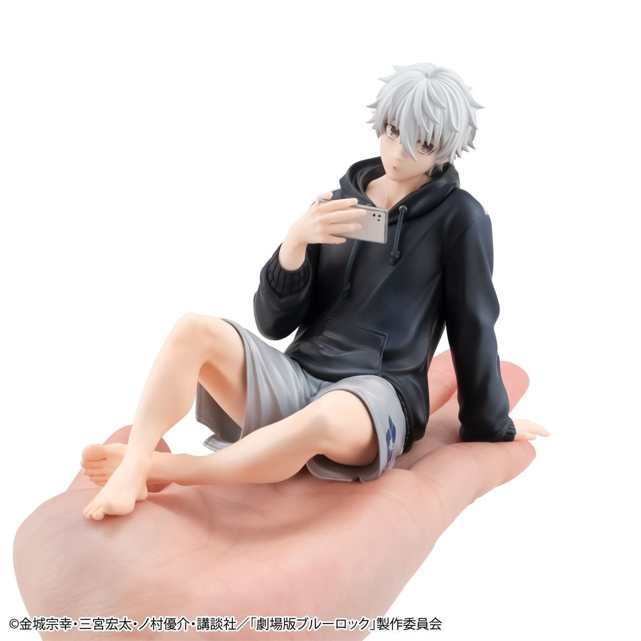 Blue Lock Sitting Posture Blue Prison Nagi Seishiro Anime Toy Figurine Ornament Domestic Version Figure Model Gift