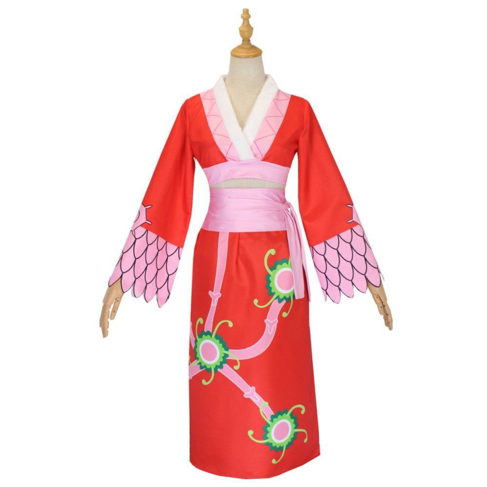 One Piece cosplay outfit: Boa Hancock, Empress, and Snake Princess in a sexy slit cheongsam – anime cosplay costume.