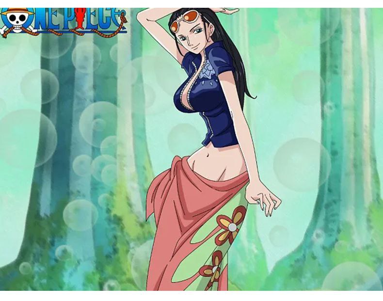 One Piece cosplay outfit: Nico Robin full set cosplay costume.