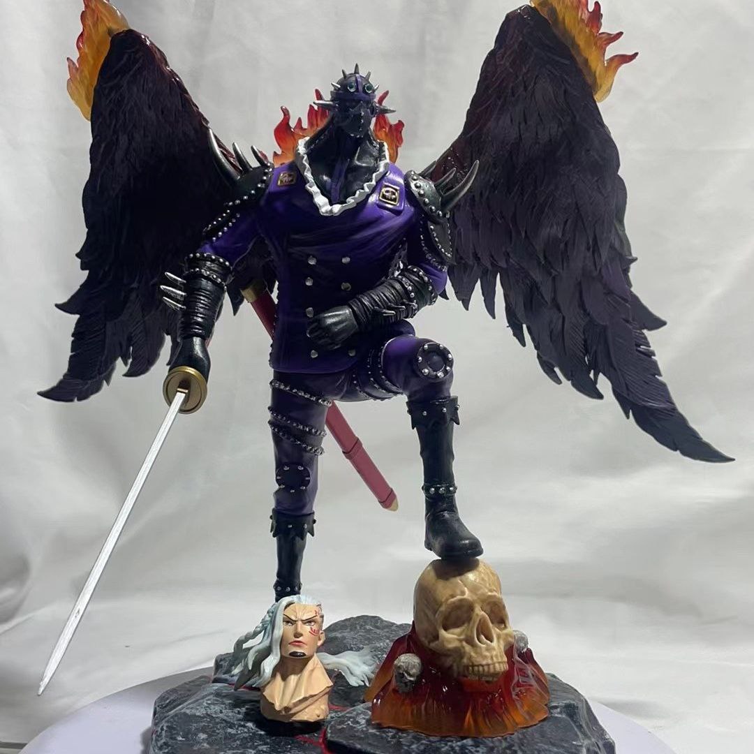 One Piece Double-Headed King (King) and the Three Disasters of the Beast Pirates 32cm Anime Figure [with Color Box]