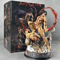 YOYO Attack on Titan 2nd Battle Form Eren Base Figure Model Statue Desktop Ornament