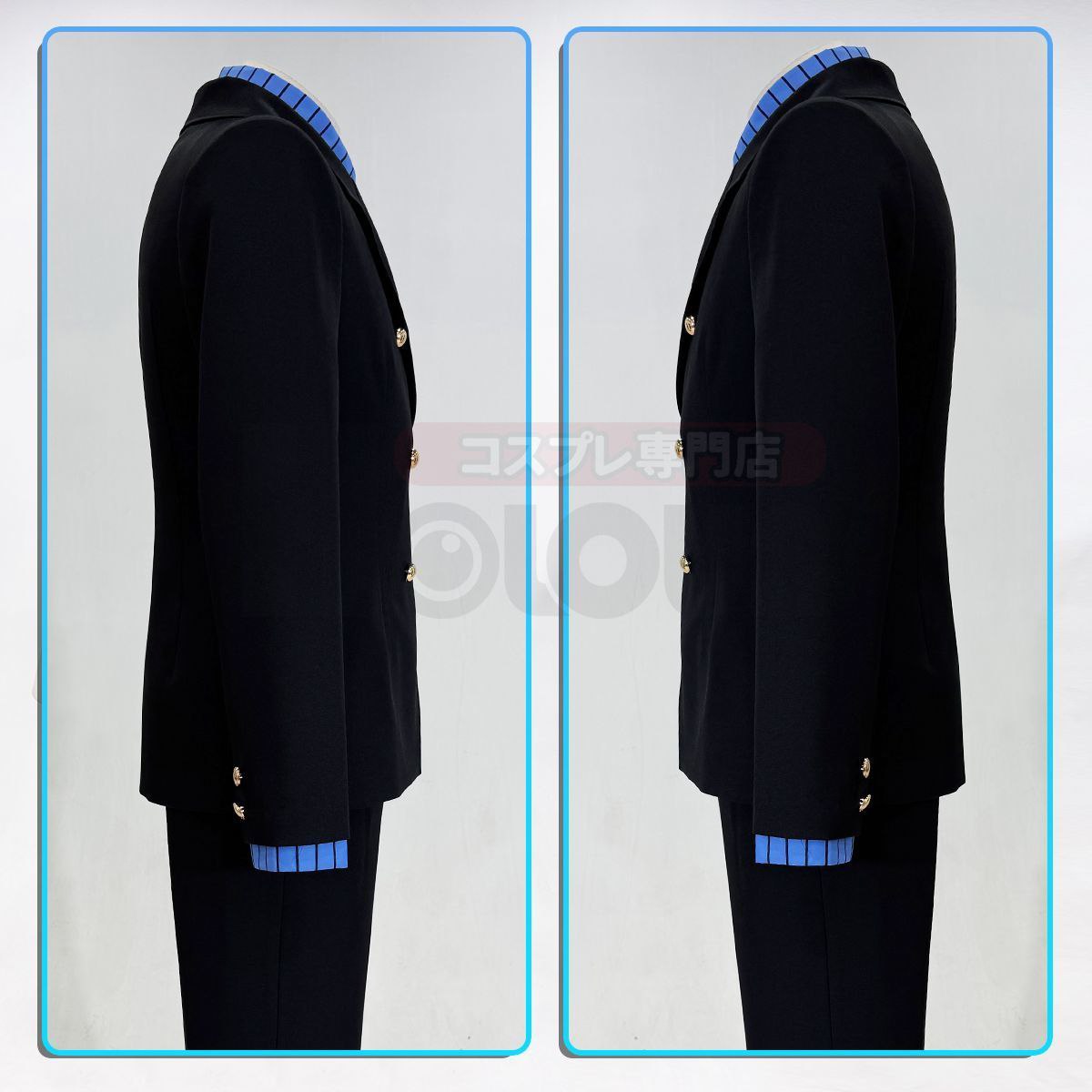 HOLOUNCOSER's One Piece Sanji Cosplay Outfit - Full Gentleman's Suit