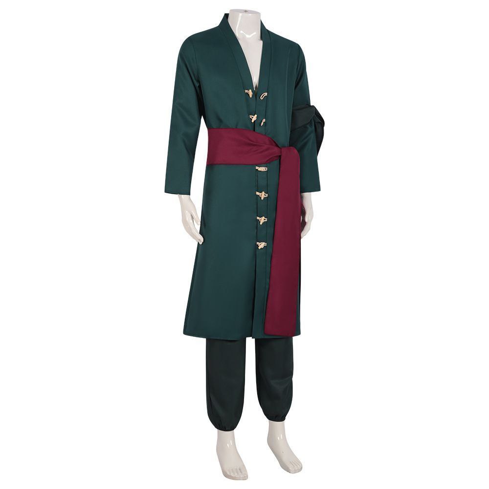 ManYiShang One Piece Cosplay Costume, Zoro Yukata Cosplay Full Set, Low Price Clearance, Cosplay Costume for Men