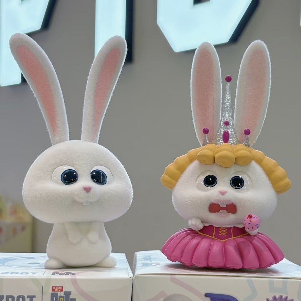 [Authentic] PLZDOT New Pet Secrets: Snowball's Life Series Blind Box PVC Flocked Figurine