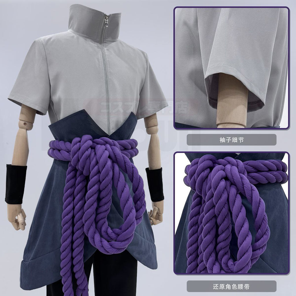 HOLOUNCOSER Little Ou's Sasuke Cosplay Outfit Material