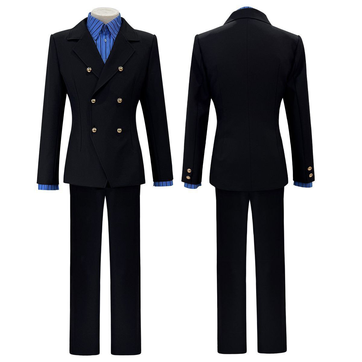 HOLOUNCOSER's One Piece Sanji Cosplay Outfit - Full Gentleman's Suit