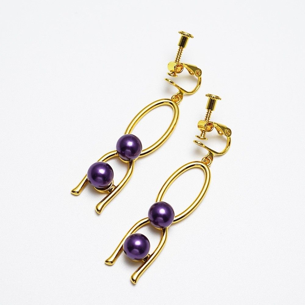 Anime merchandise: FGO Fate/Grand Order Gilgamesh (King of Heroes) earrings/ear clips, cosplay props.